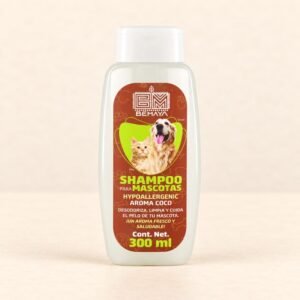 Shampoo Coco Mascotas 300 ml | Perros y Gatos | Bemaya