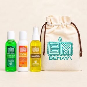 Kit de Playa 3 x 60 ml | Bloqueador, Repelente y After Sun | BEMAYA